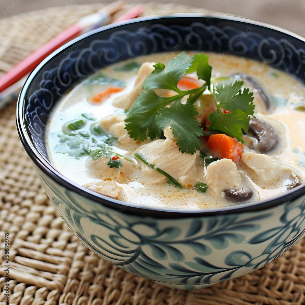 Sticker Tom Kha Gai Coconut Soup