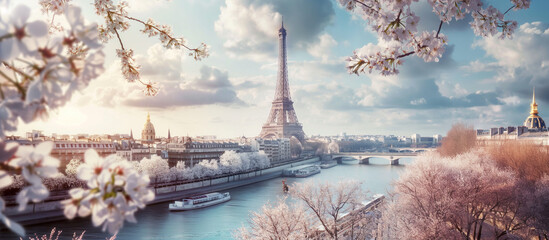 Paris in spring - obrazy, fototapety, plakaty
