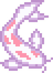 Obraz premium Koi Pixel Art