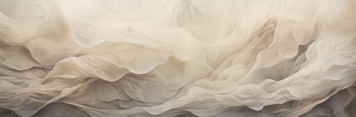 An airy, hand-drawn texture resembling billowing fabric in a vintage style. This whimsical illustration captures the fluidity and grace of flowing fabric, evoking a sense of nostalgia and elegance - obrazy, fototapety, plakaty