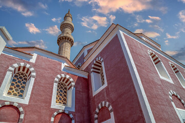 Medieval Suleymaniye Mosque in the old city of Rhodes, Greece - 758882917