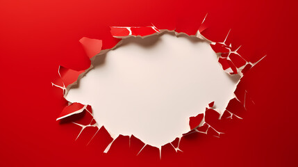 Torn paper with copy space