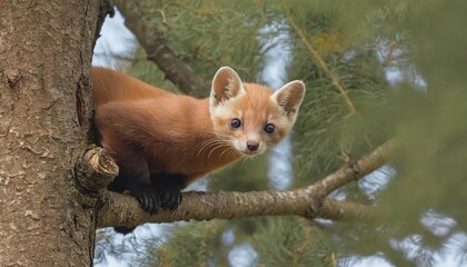 Marten in a tree