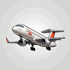 Aircraft Cartoon Logo Design Very Cool