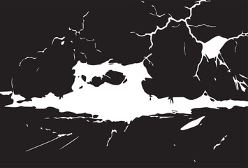 grungy background of a reaction