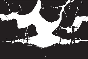 grungy background of a reaction