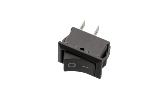 switch button close-up, cut out