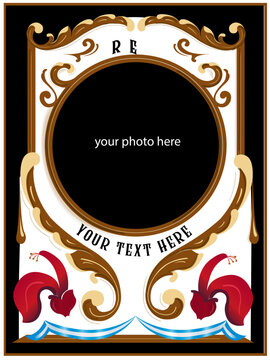 frame fileteado
