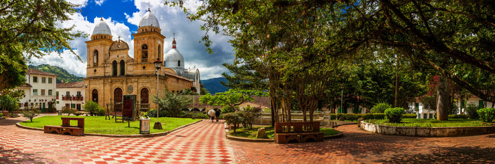 Panoramic view of the Tenza Boyaca park