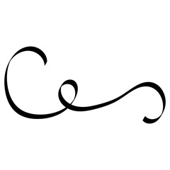 Calligraphic Line Decoration