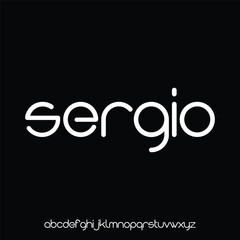 urban font vector alphabet set