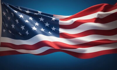 american flag political election symbol, printable concept - obrazy, fototapety, plakaty