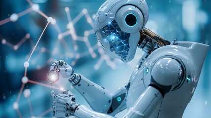 Fototapeta premium A collaborative project between universities and tech companies to advance robotics