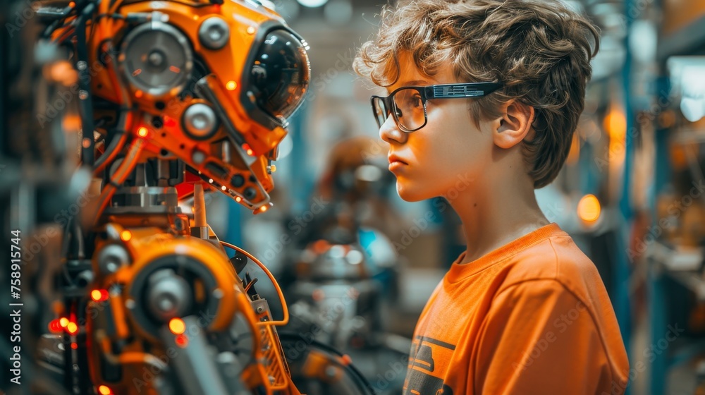 Wall mural a government initiative to integrate robotics and automation into school curricula