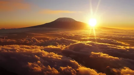 Türaufkleber Kilimandscharo Kilimanjaro Climb