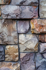 Vertical Background of stone wall texture.