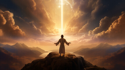 prophet witnessing god on the mountain