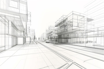 Abstract design urban architecture.