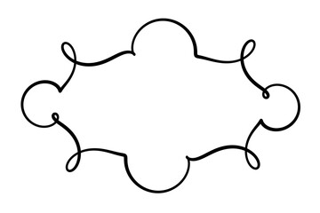 Fancy & Swirly Vector Border