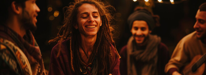 Musicians of various backgrounds come together, creating harmony in an intimate rehearsal space.