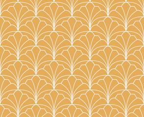 Damask floral seamless pattern. Vector retro style background print. Decorative flower texture. - 758928342
