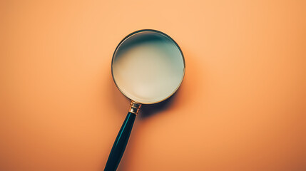 Magnifying glass, symbolizing curiosity and discovery