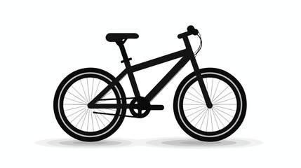 Bike Icon Design  flat vector isolated on white background