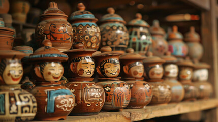 Fototapeta na wymiar Li Traditional Pottery
