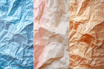 Close up of two different colored paper sheets. Suitable for graphic design projects