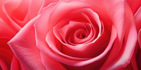 Close up of a beautiful pink rose flower, perfect for various design projects
