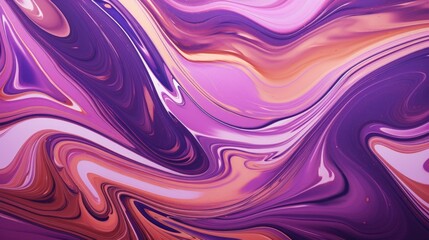 Abstract painting with vibrant purple and orange swirls, perfect for modern art projects
