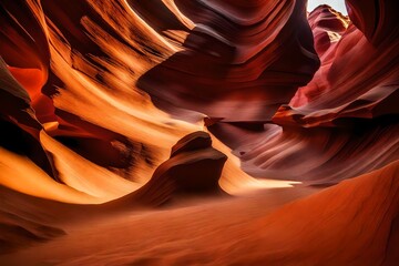 The mystical allure of Antelope Canyon during golden hour