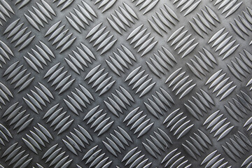 Photographie d'un sol métallique dont la texture correspond aux textures des chantiers.