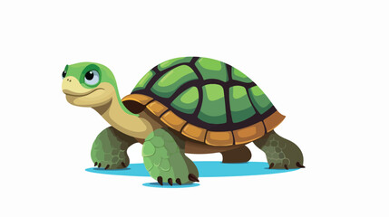 Cute turtle icon isolated design white backgroound
