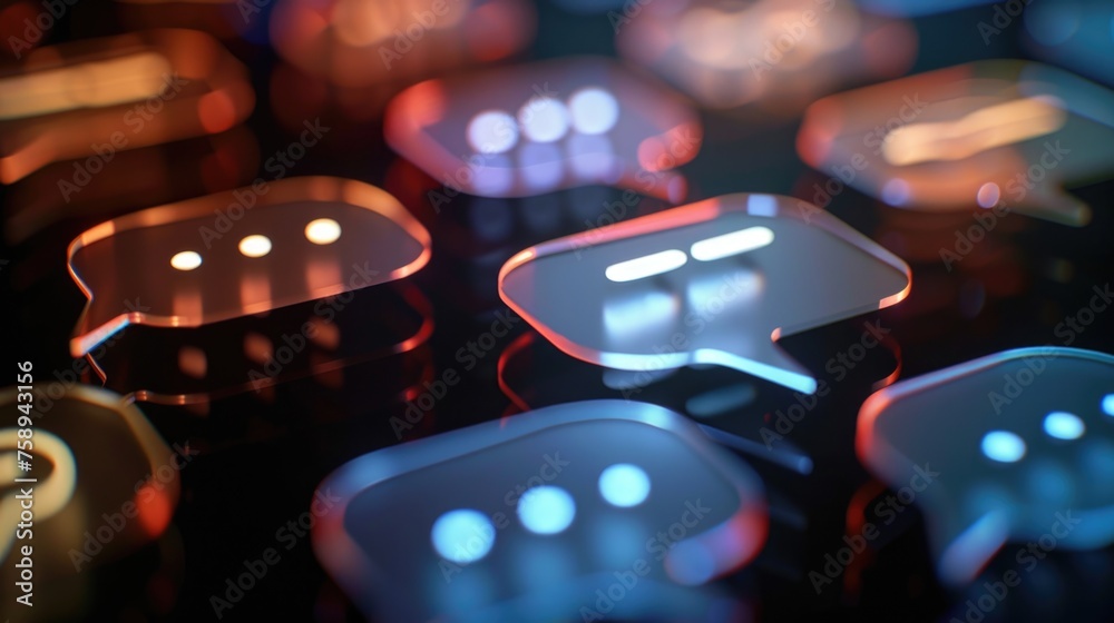 Poster close up view of a keyboard with various buttons, suitable for technology concepts