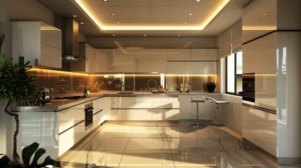 Minimalist kitchen interior design