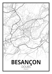 Besançon, Doubs - obrazy, fototapety, plakaty