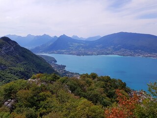 Fototapeta na wymiar Lac d'Annecy, Haute-Savoie