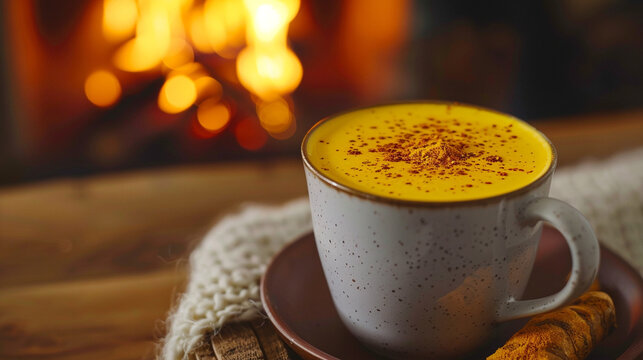 Coffee Hearth Hideaway: Finding Warmth and Comfort by the Fire