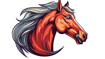Horse Head vector Illustration. Suitable for t shirt