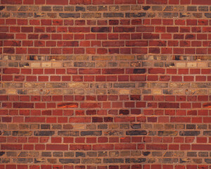 Pattern and structure of brick wall. Detail shot.