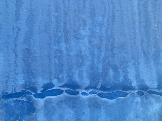 pared azul con manchas de humedad IMG_5590-as24 - 758962991