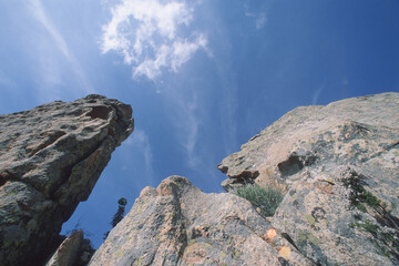 Granite formations on the Limbara, Mount Limbara, Tempio Pausania, Gallura, Sardinia, Italy