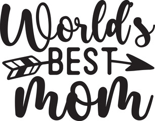 world's best mom mom svg design