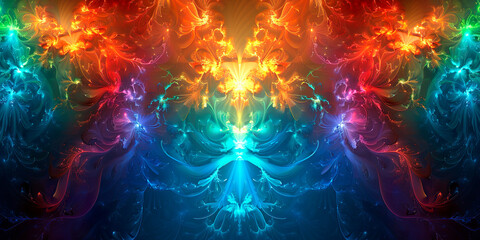 Abstract fractal background