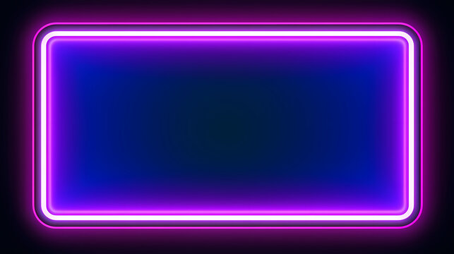 Neon tones, charming parallelogram rectangular photo frame