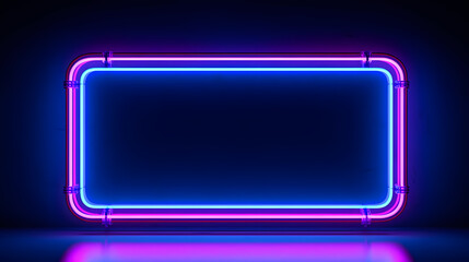 Neon tones, charming parallelogram rectangular photo frame