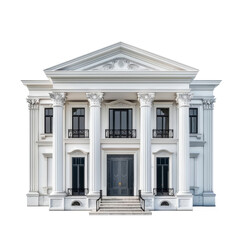 Fototapeta premium Neoclassical home mockup - Cut out, Transparent background