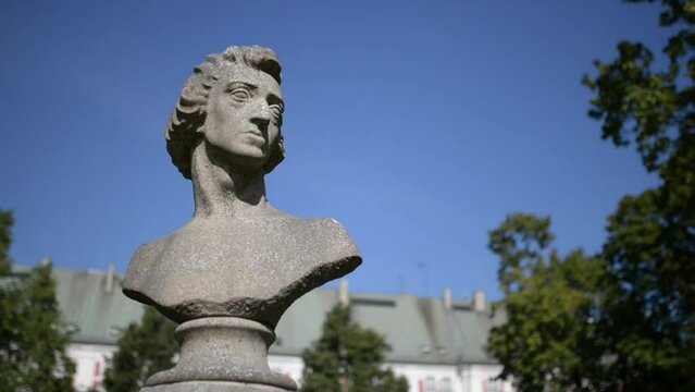 Frederic Chopin Park in Poznan, Poland