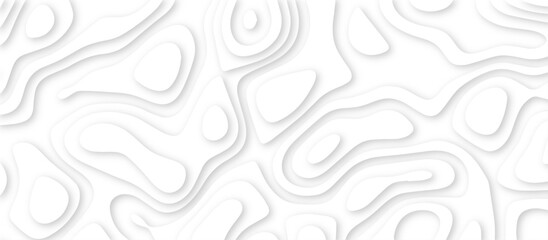 Abstract white background with paper cut out layers .Luxury paper cut background, Abstract decoration .Vector illustration. Material design. Paper cutting texture. Applicable for business banner.